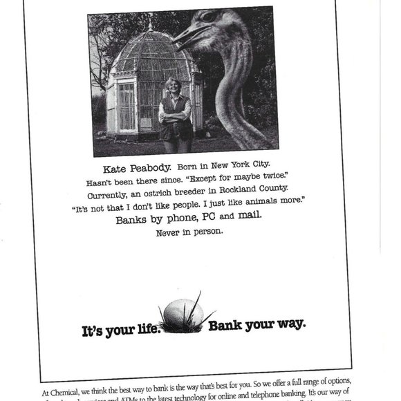 Chemical Bank Banking ADVER 1990s  Vintage Print Ad - Picture 2 of 2